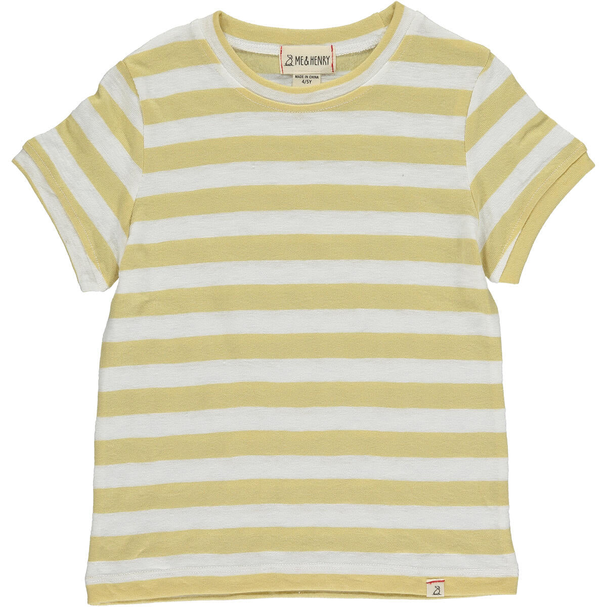 Camber Yellow and White Stripe Tee
