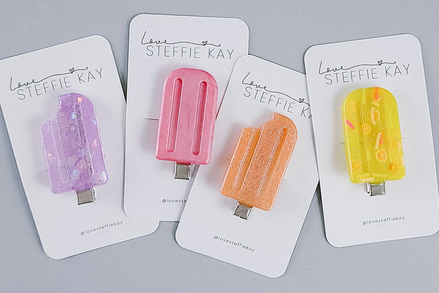 Popsicle Resin Hair Clip