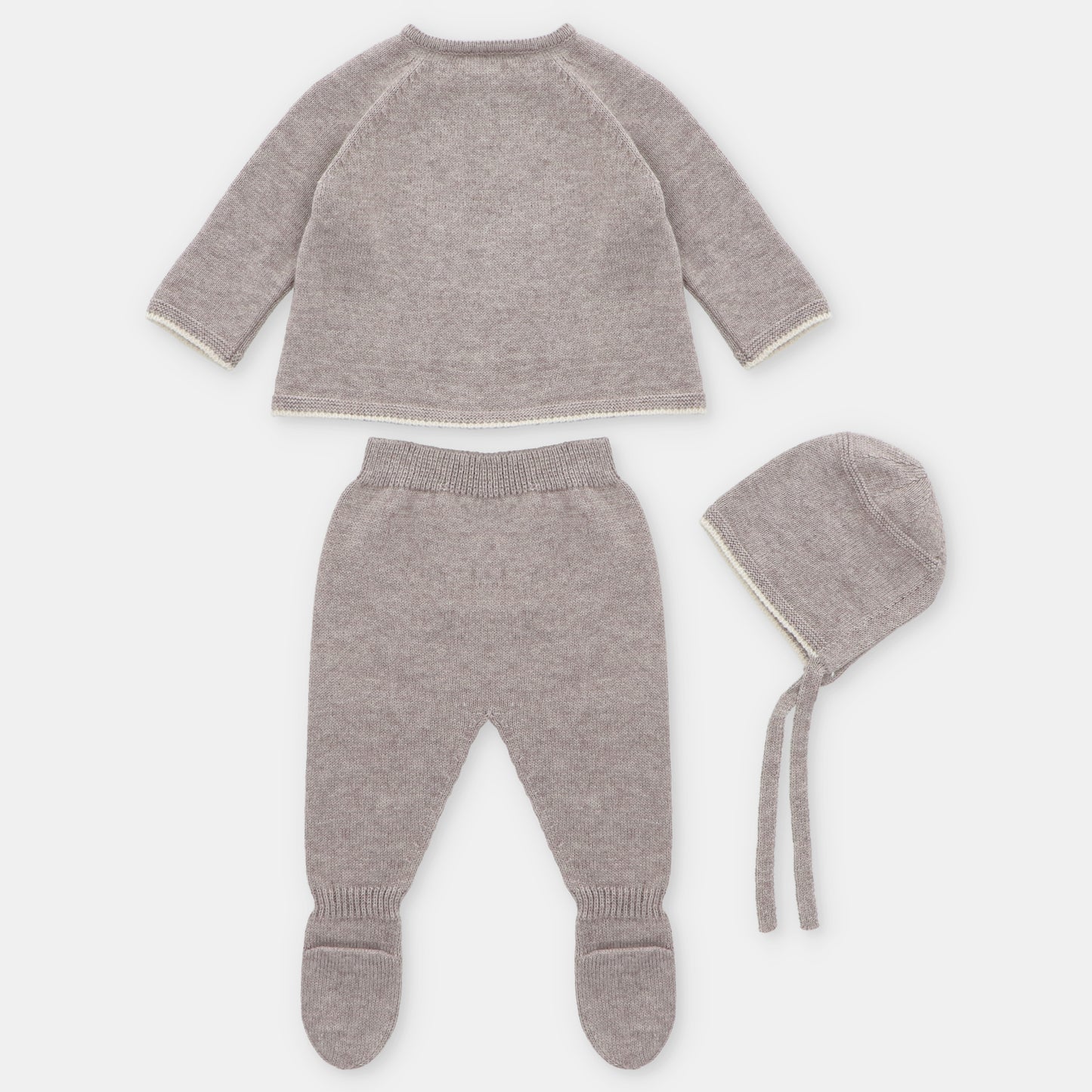 Sherwood Leaves Collection Taupe 3-Pc Set