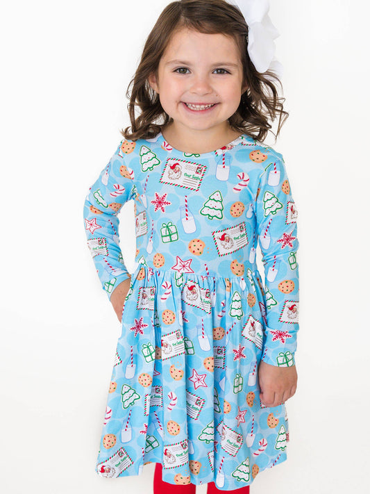 Santa Sweets Knit Twirl Dress