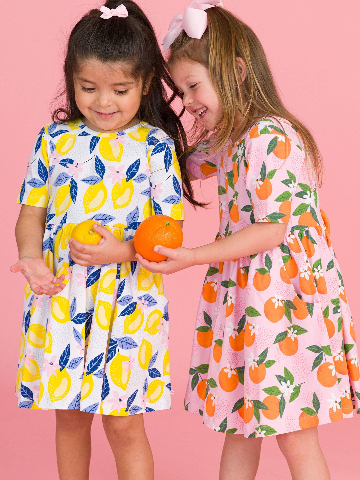 Lemon Capri Knit Twirl Dress