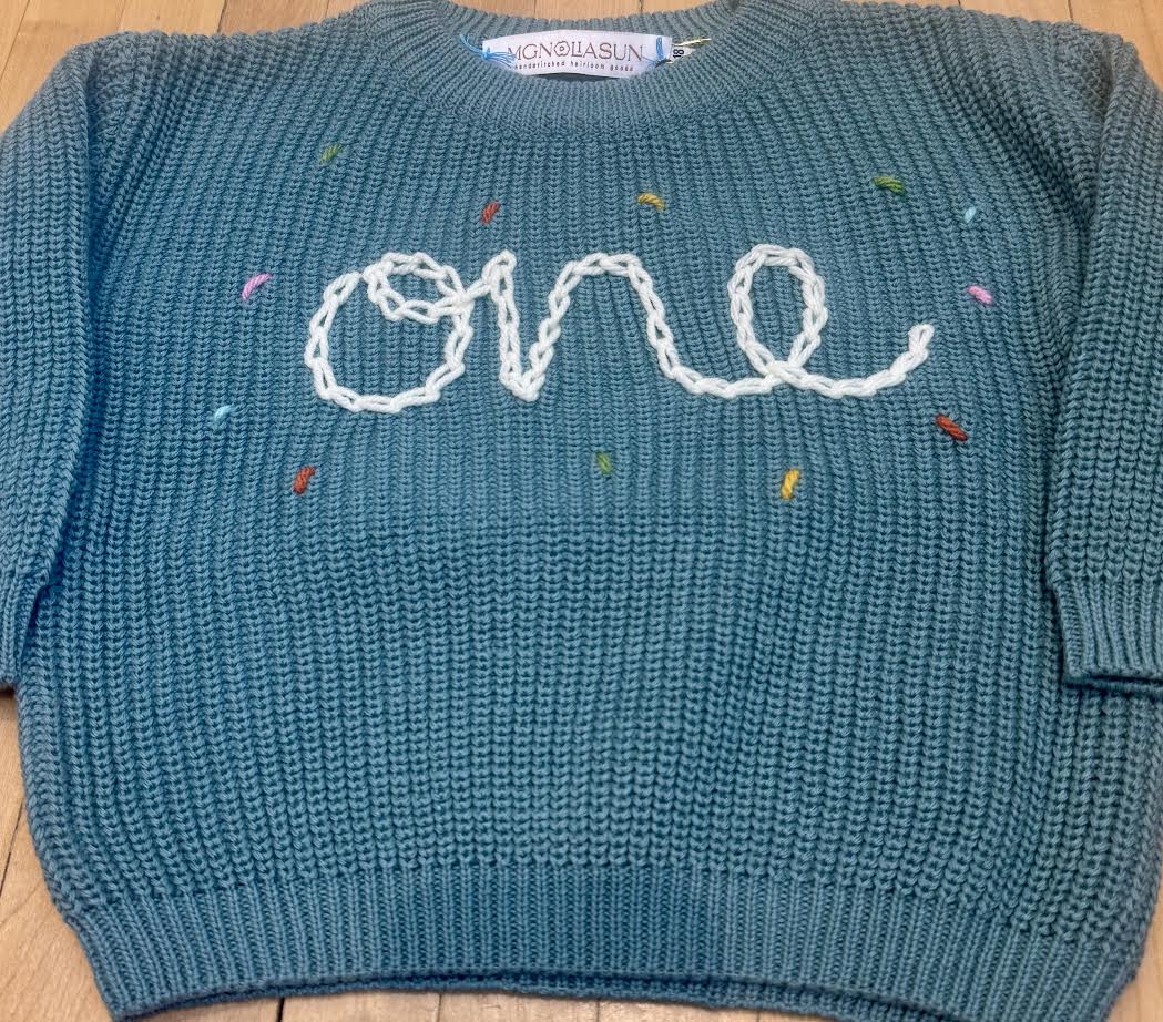 "One" Birthday Sweater