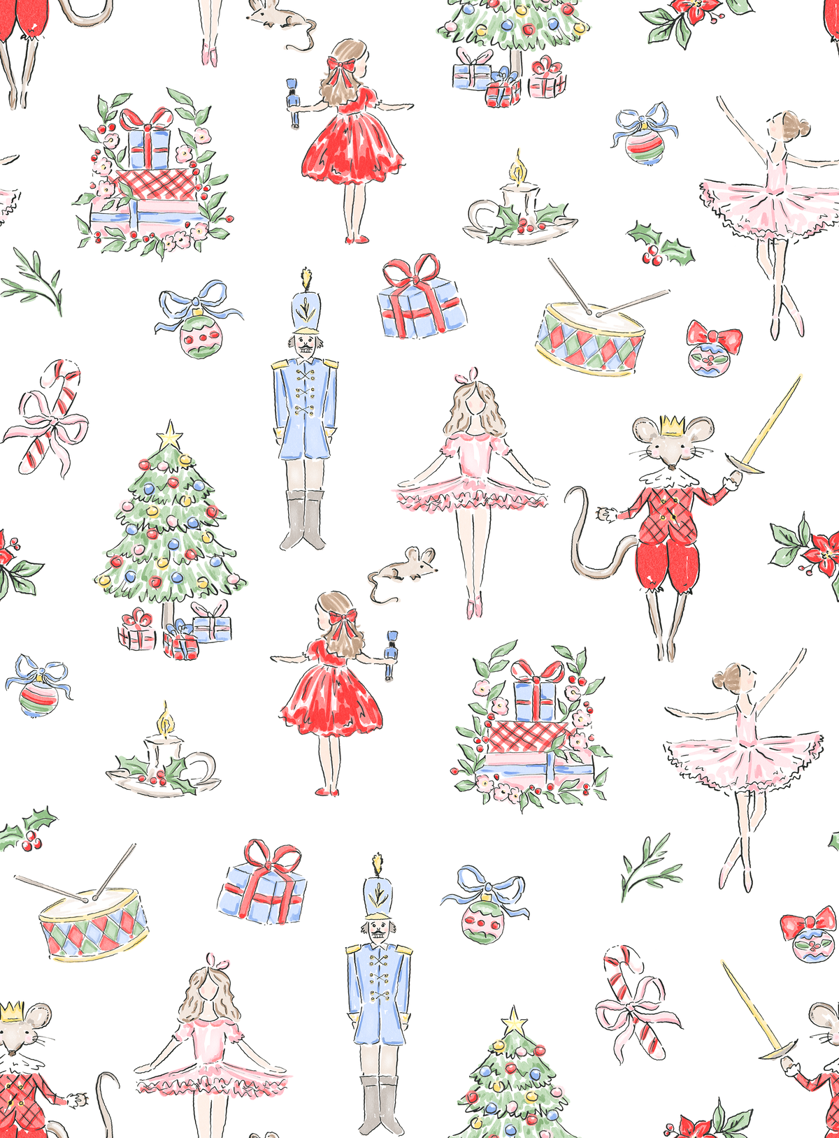 Nutcracker Ballet 2-Pc Pajamas