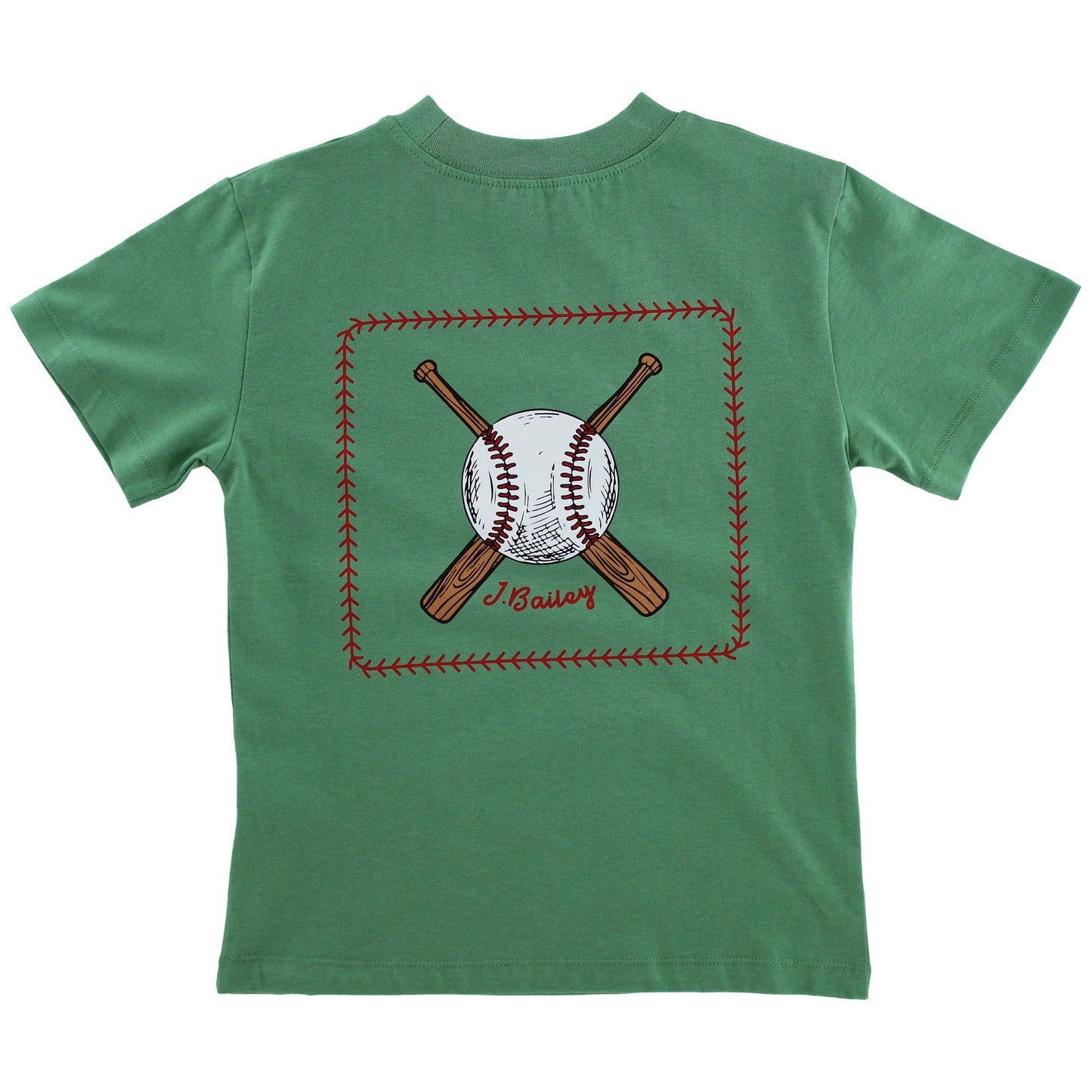 Baseball on Sage Tee