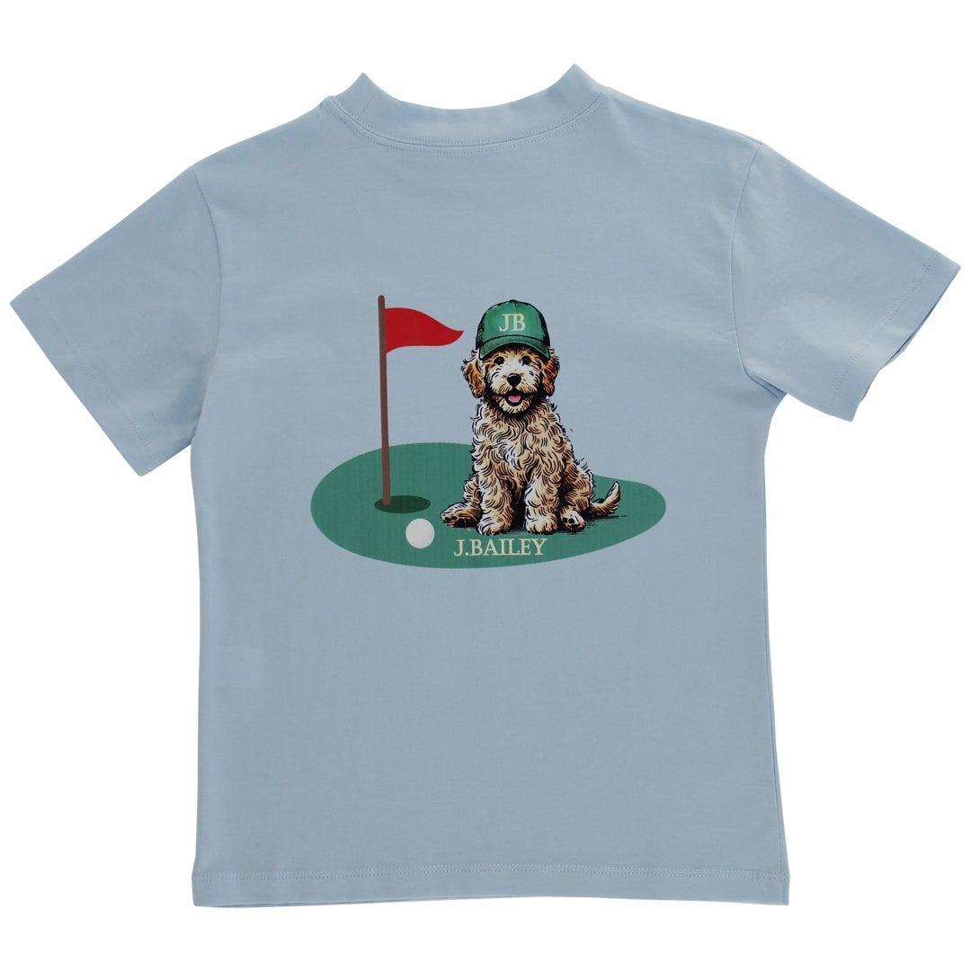 Augusta Dog on Bayberry Tee
