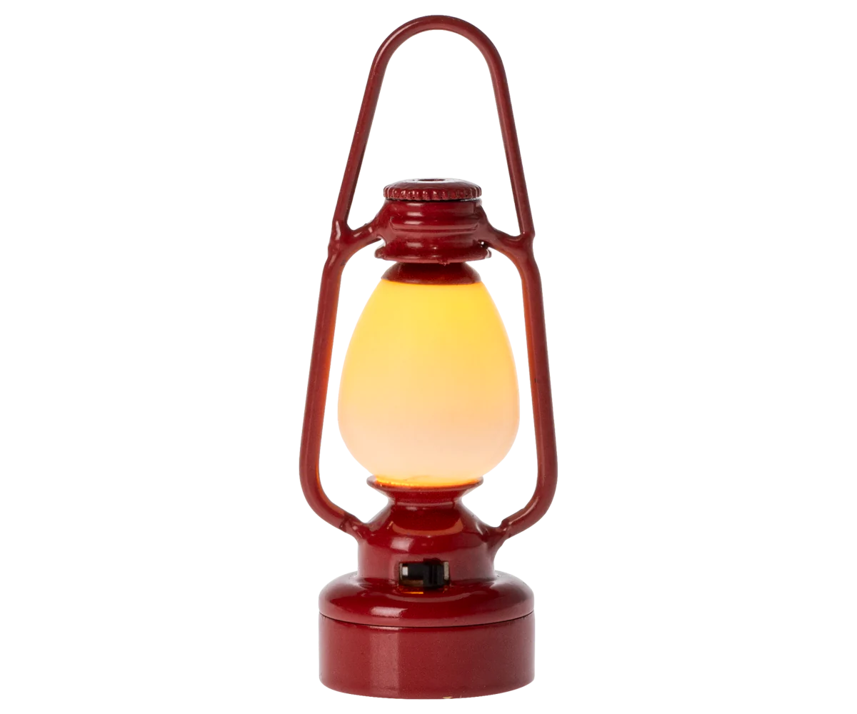 Red Vintage Mouse Lantern
