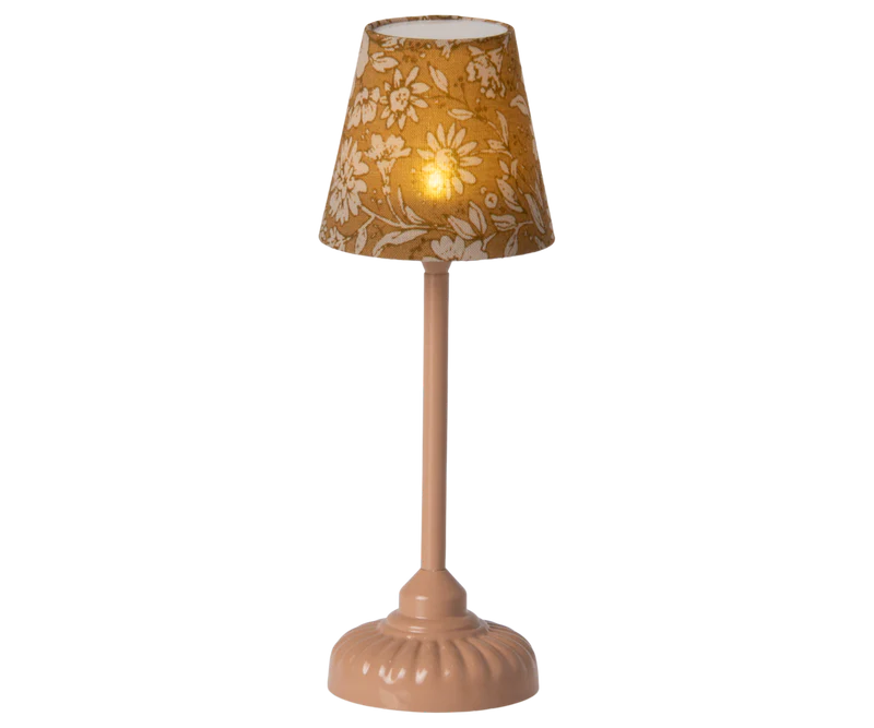 Vintage Floor Lamp, Powder