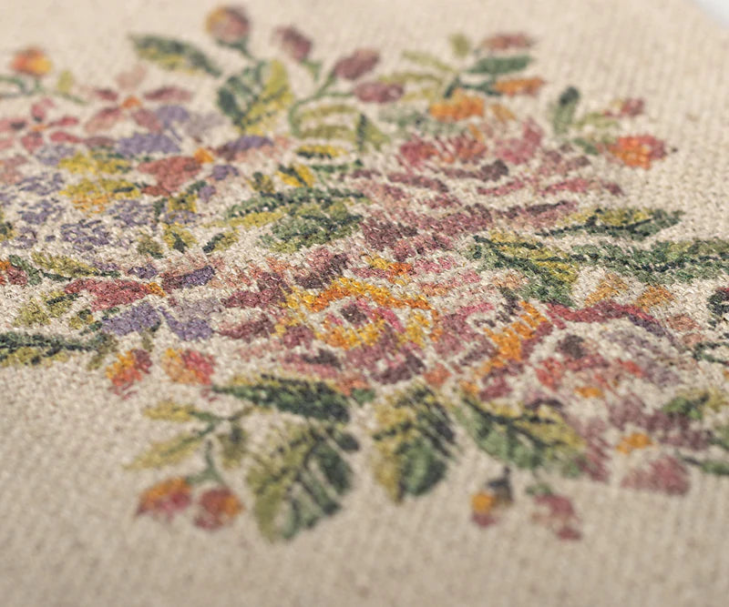 Rug, Large Flowers