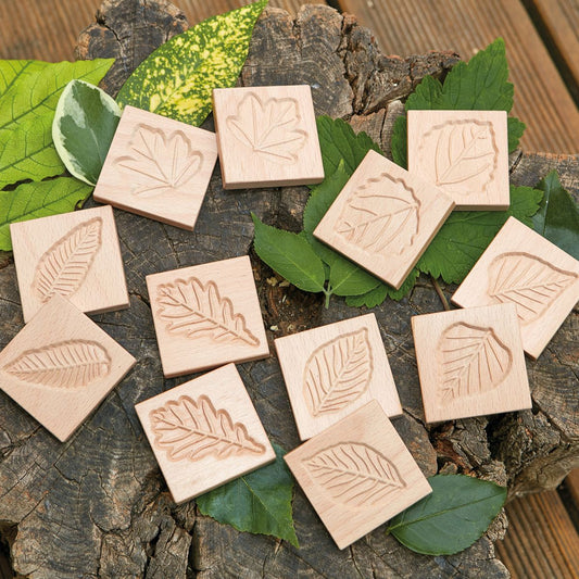 Match Me Sensory Leaf Tiles