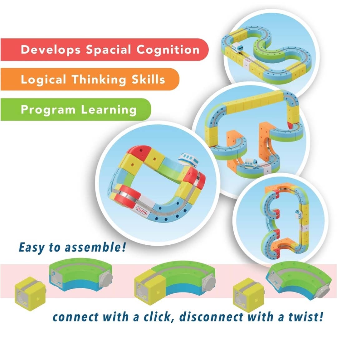 Rail Cube Magnetic Monorail Deluxe Set