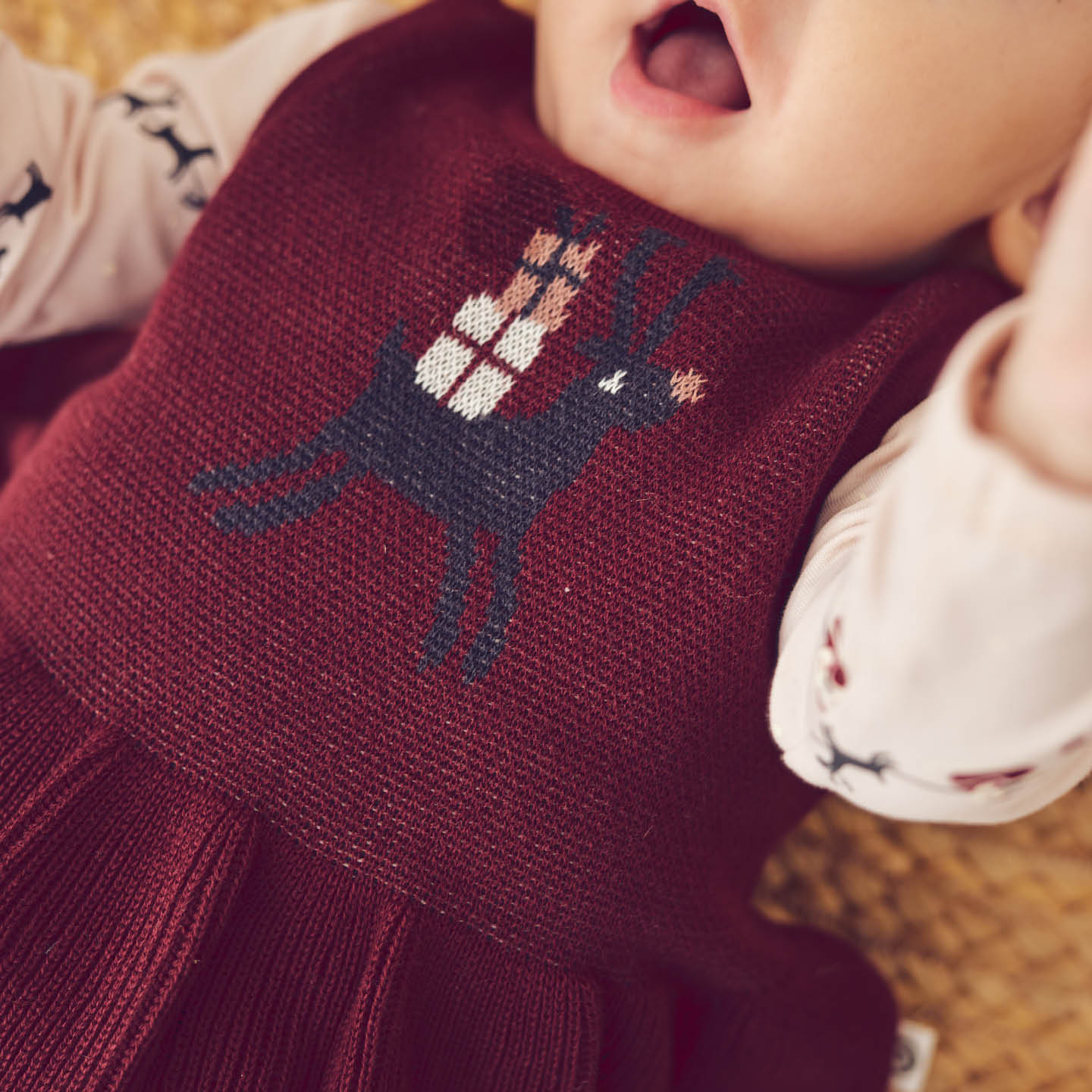 Santa Nightingale/Cabernet Bodysuit