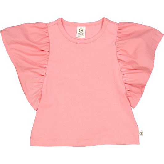 Cozy Me Bubblegum Frill Tee