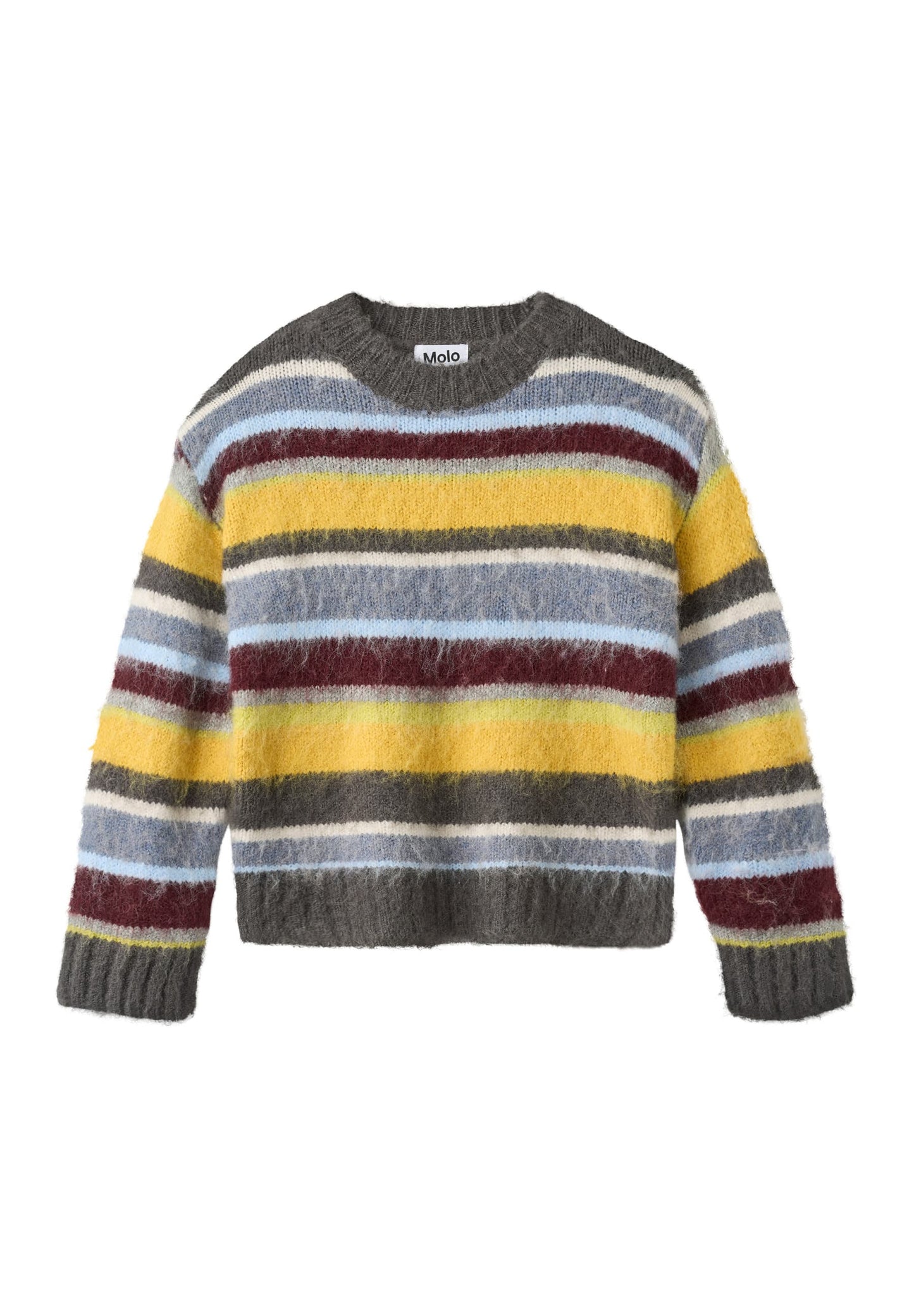Brian Fuzzy Stripes Sweater