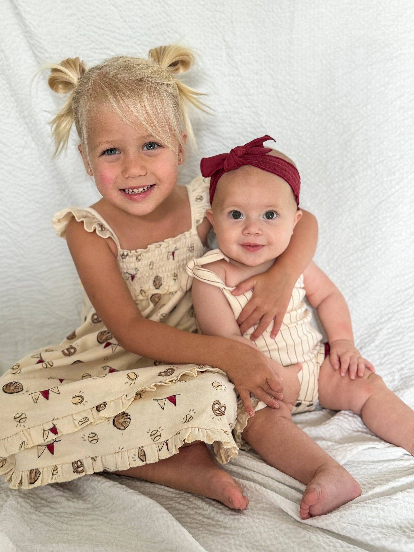 Game Day Baby Smocked Dress