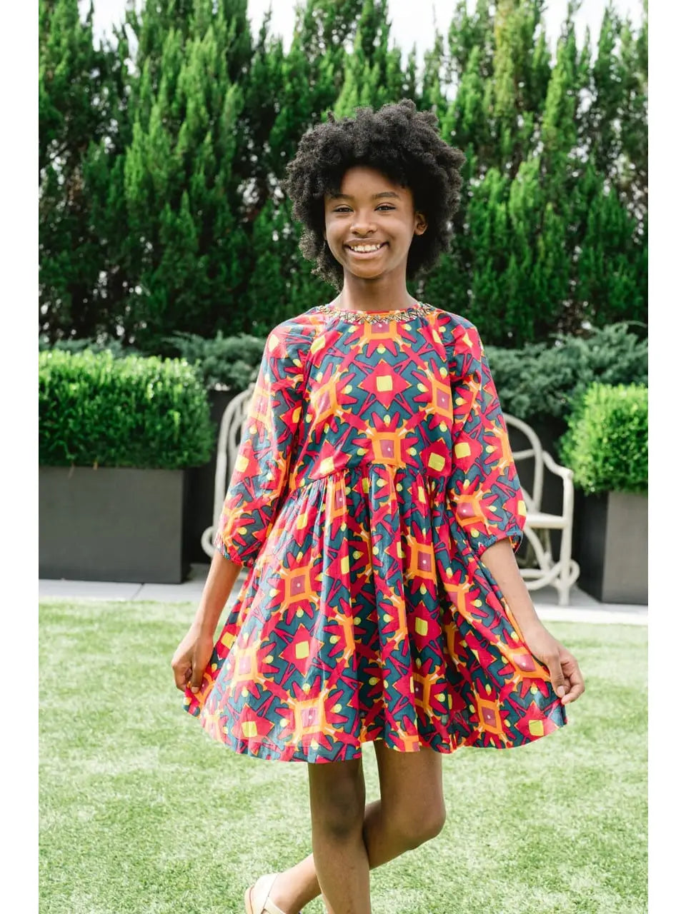 Exploded Starburst Naomi Dress