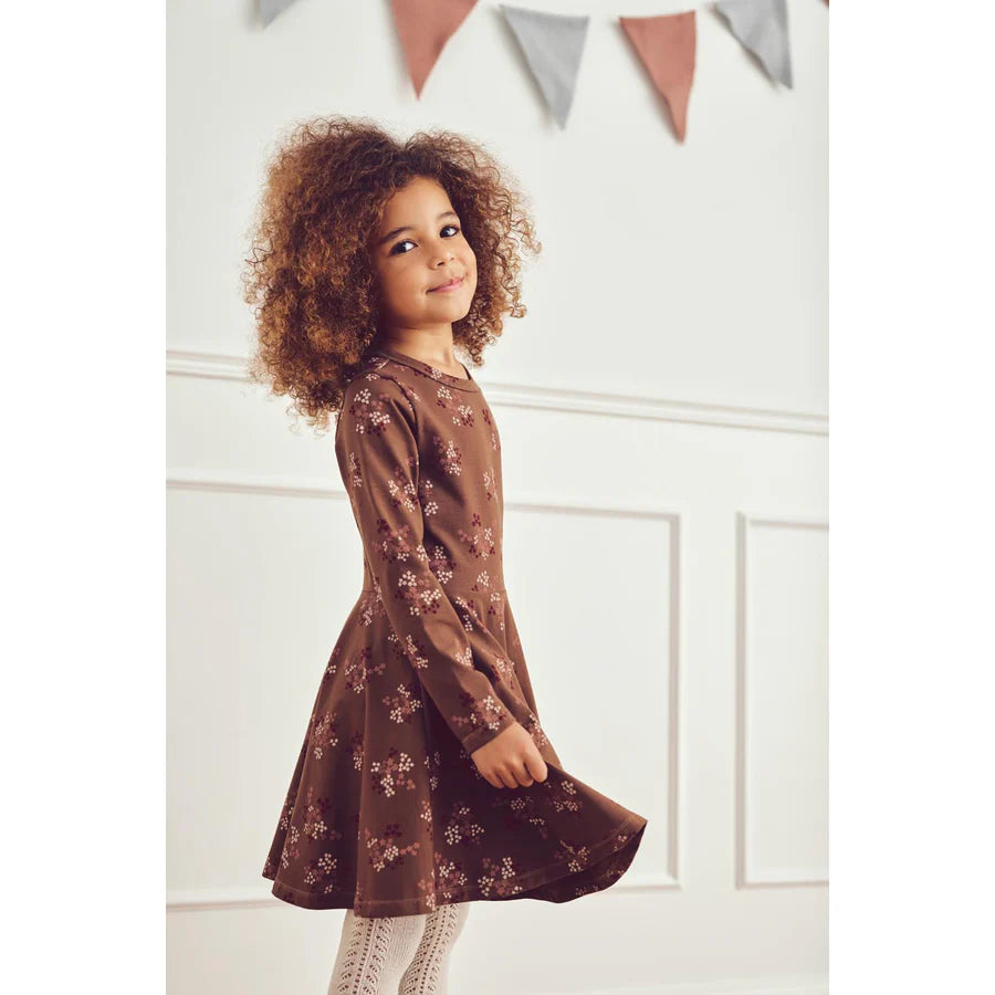 Cabernet Flora Swing Dress