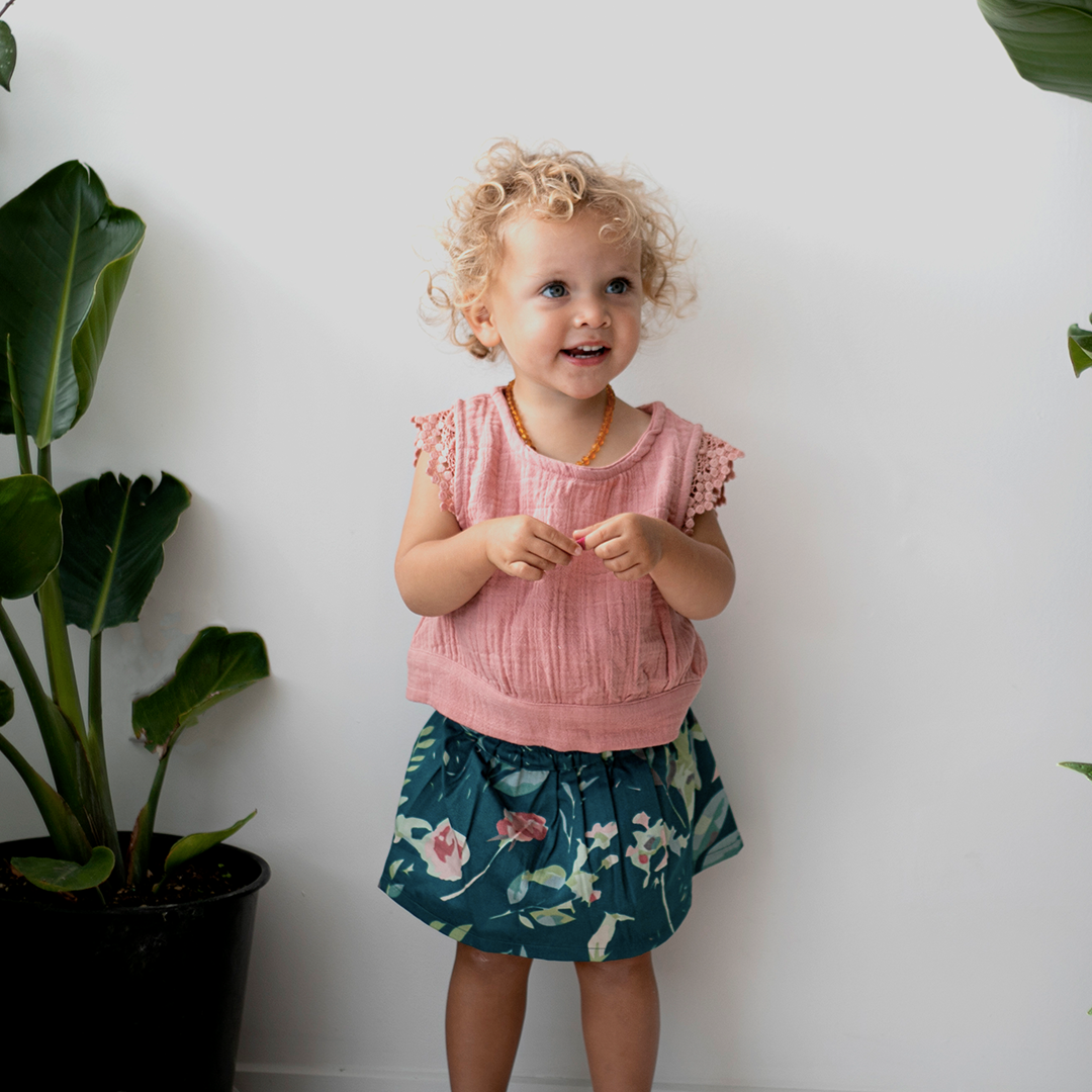 Green Leavings Evie Skirt