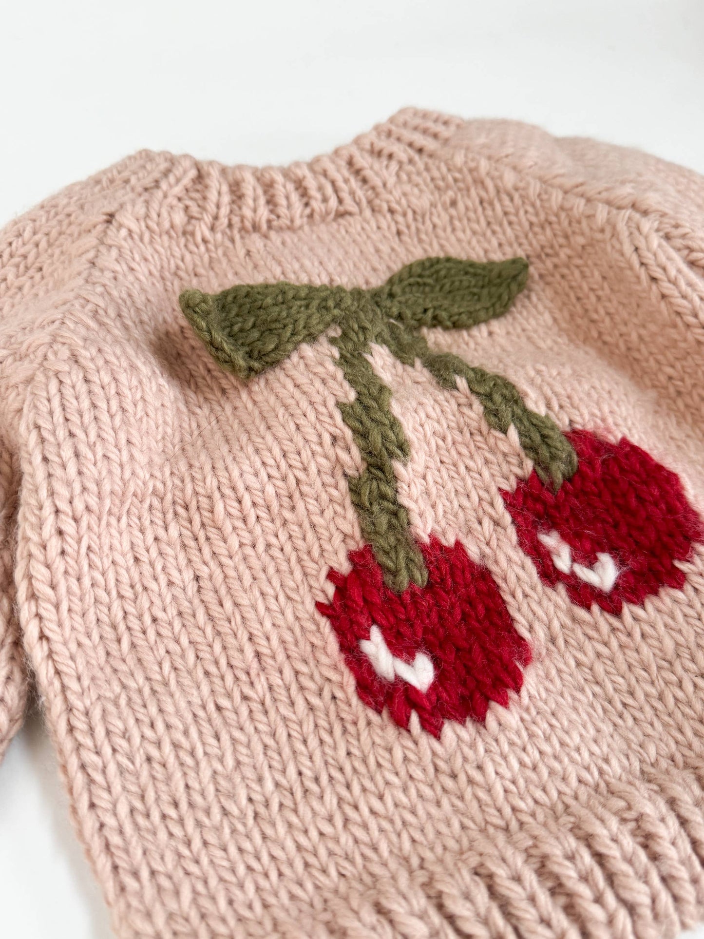 Cherry Pullover Sweater Baby Kid Fall Winter Fruit Gift