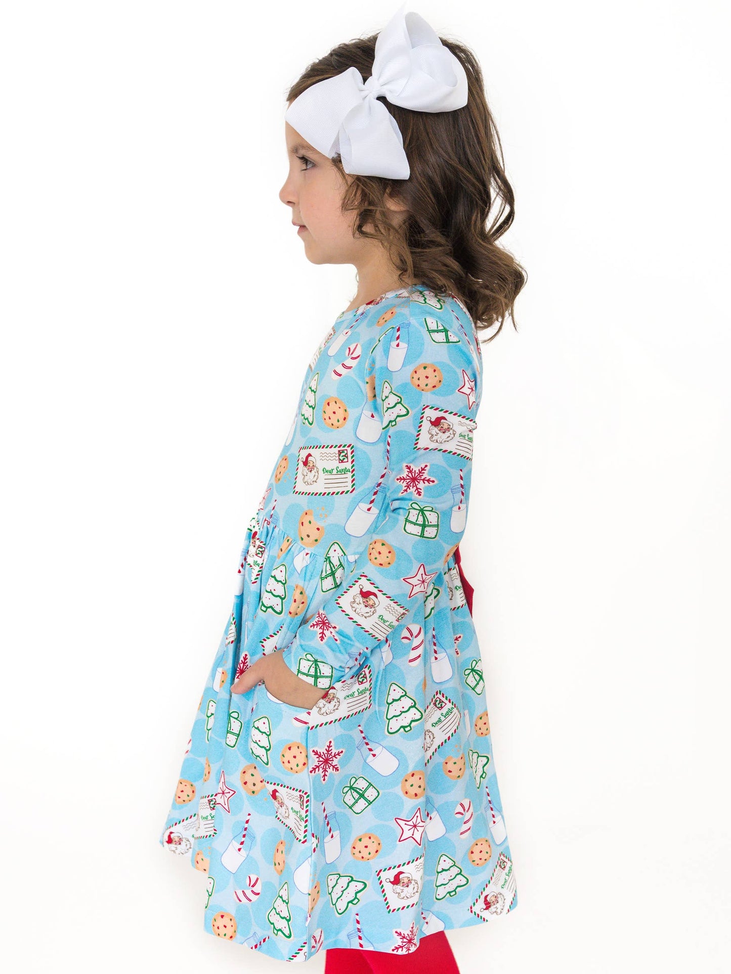 Santa Sweets Knit Twirl Dress