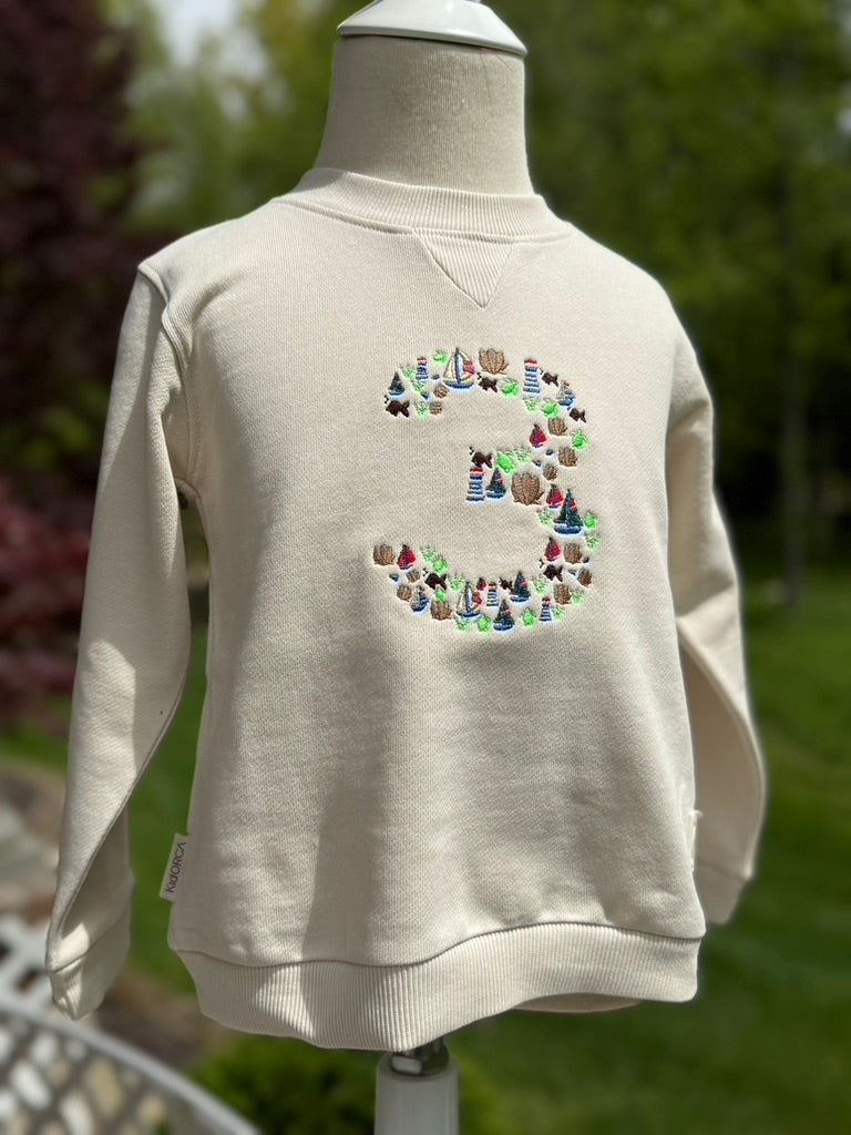 Nautical Themed "3" Sweatshirts