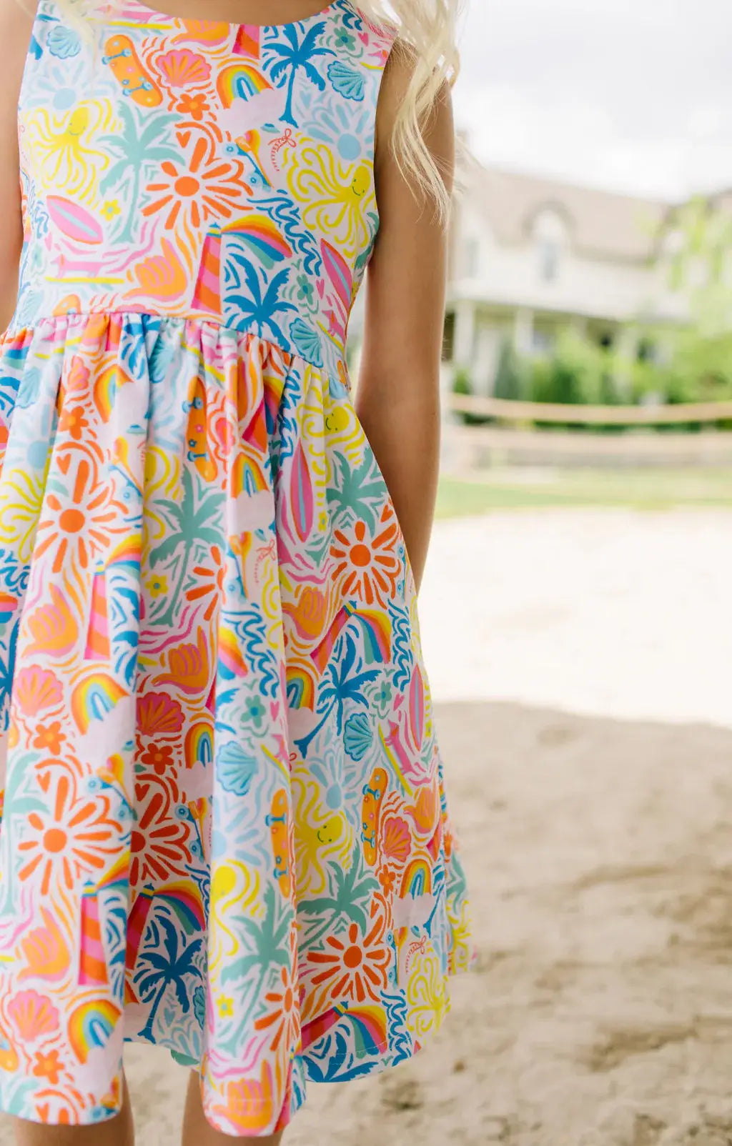 Charlotte Beach Scenes Dress