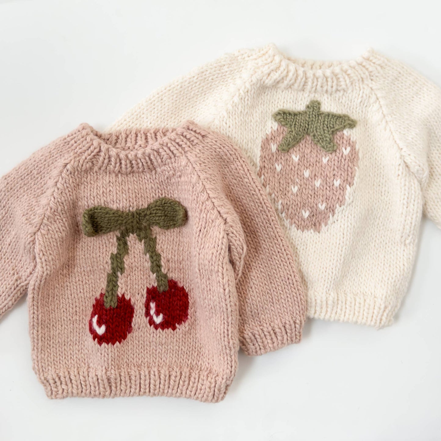 Cherry Pullover Sweater Baby Kid Fall Winter Fruit Gift