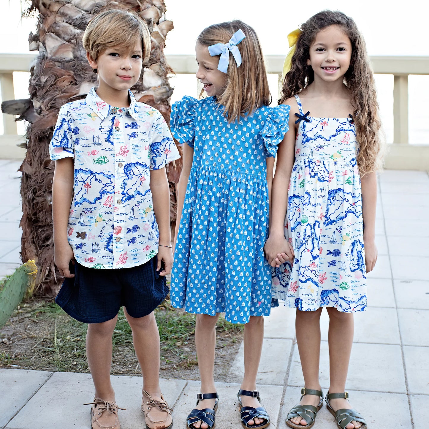 Boys Navy Pull-On Shorts