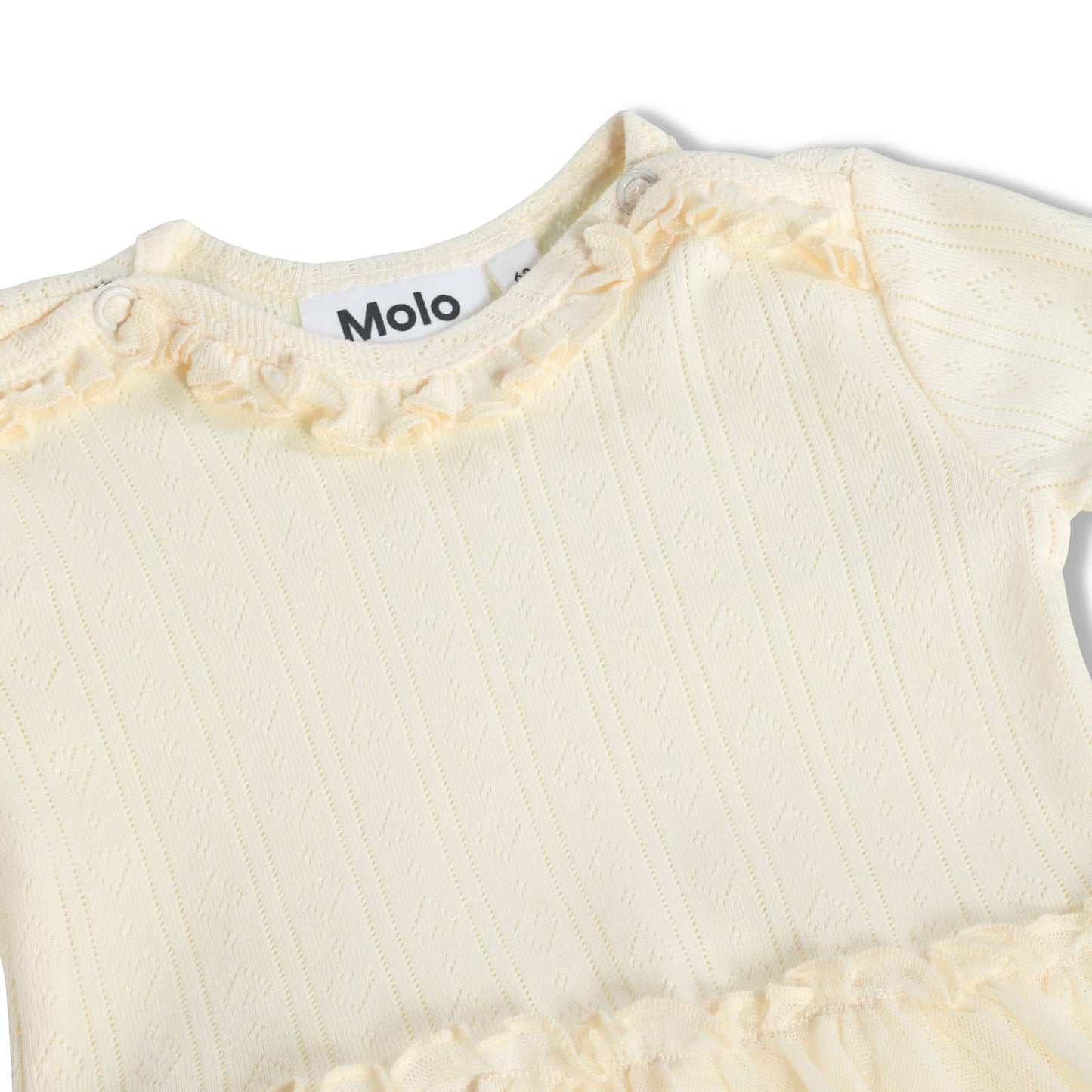 Frillo Dress / Pearlized Ivory