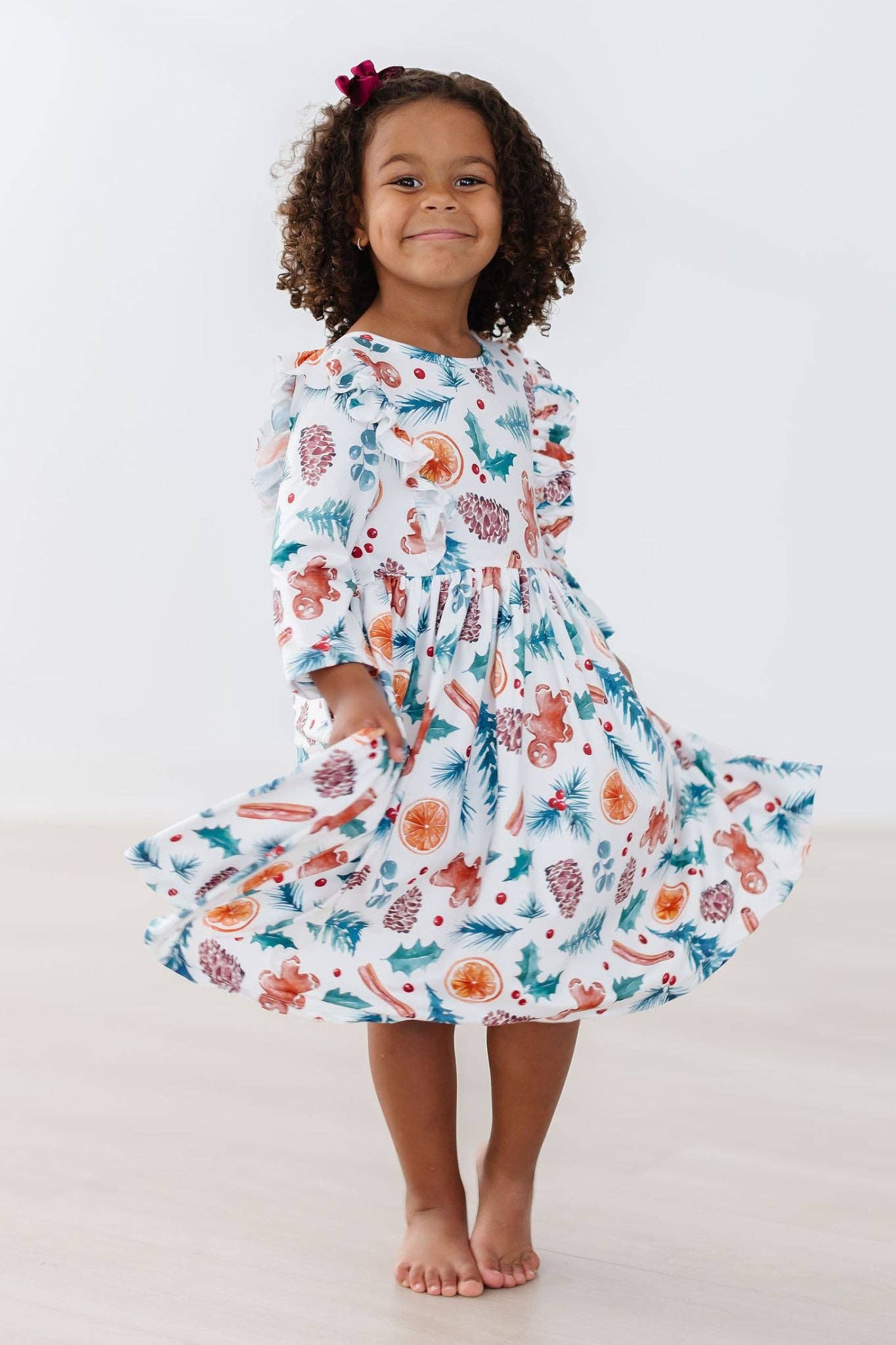 Classic Christmas Twirl Dress