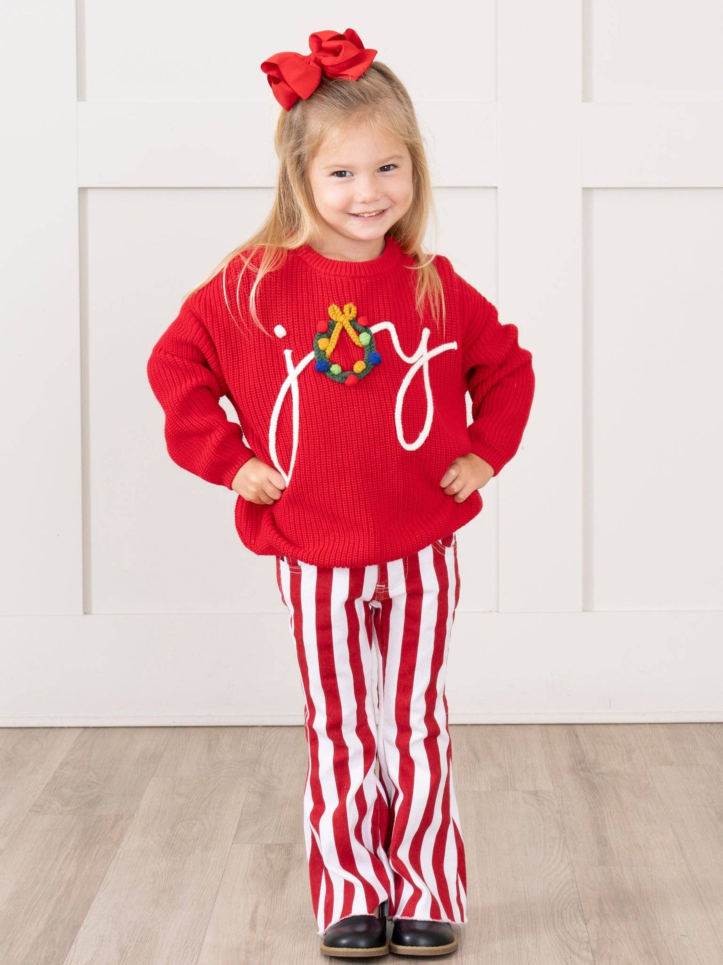 Festive Joy Wreath Sweater