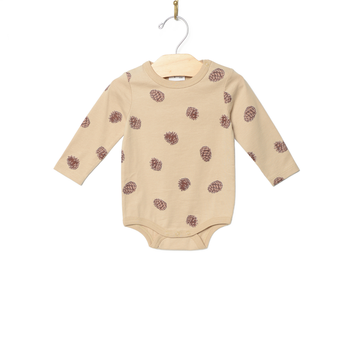 Pinecone Cotton Onesie
