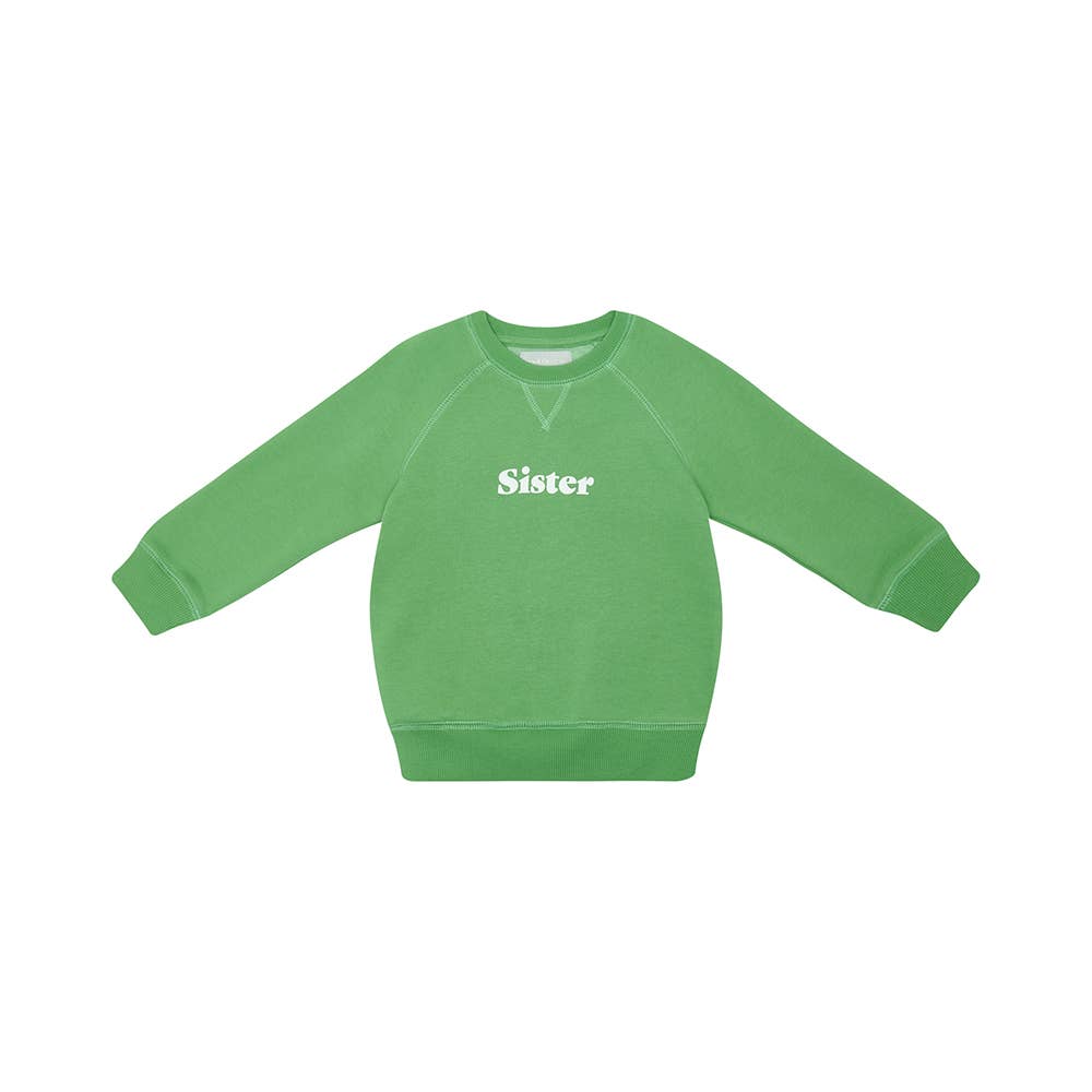 Grass Green Sister Sweatshirt