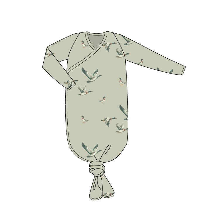Duck Duck Goose Knotted Gown