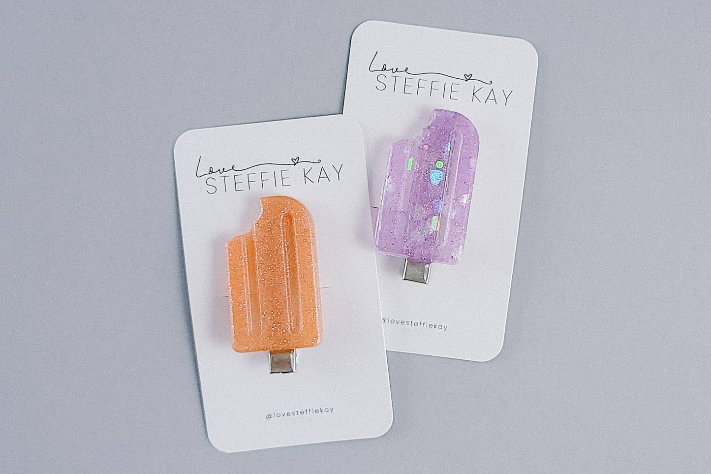 Popsicle Resin Hair Clip