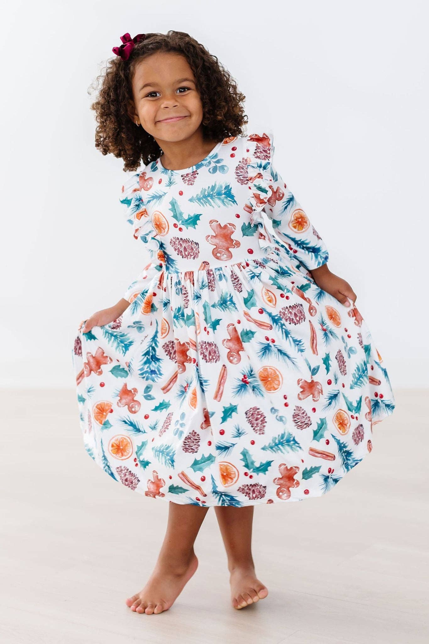 Classic Christmas Twirl Dress