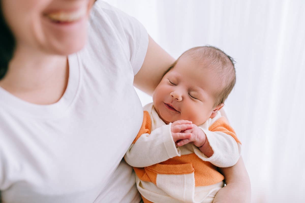 Newborn Orange Stripes Going Home Set