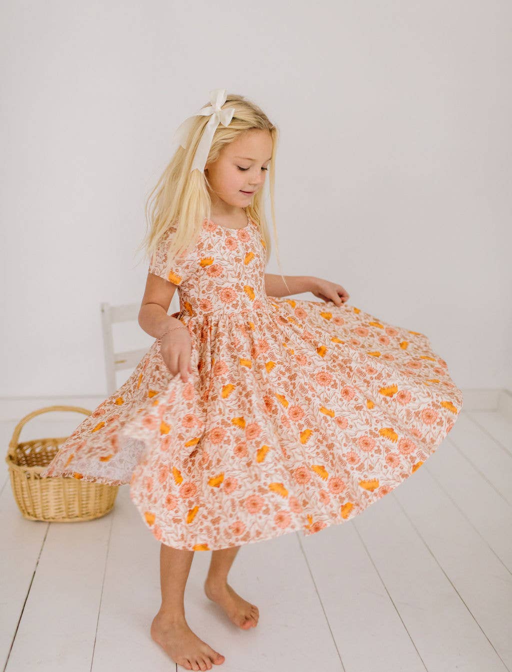 Classic Twirl Dress in Boho Floral