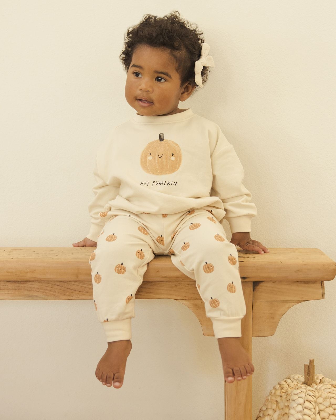 Relaxed Fleece Pumpkin Sweatshirt