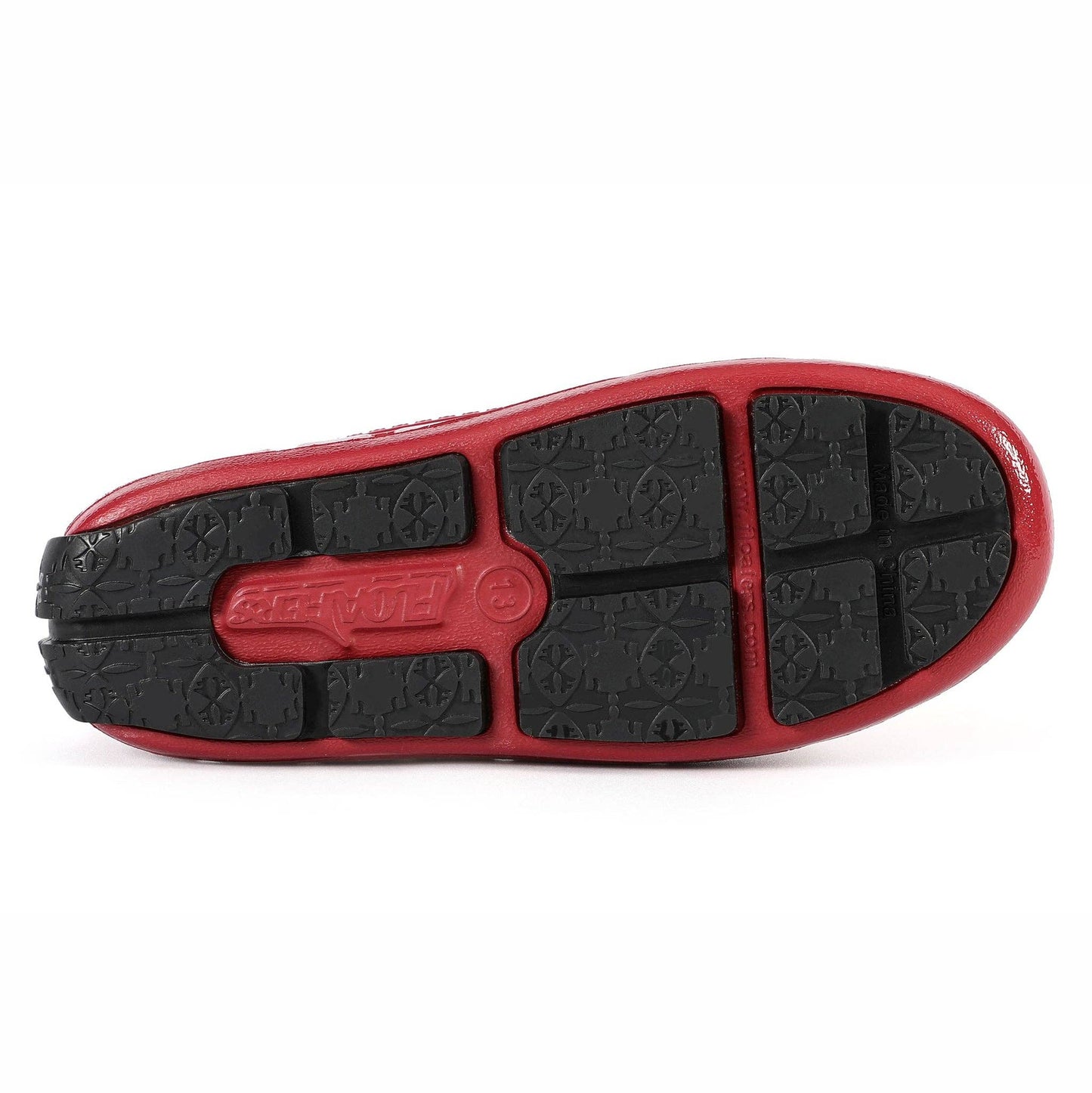 Red Patent/Black Prodigy Loafer