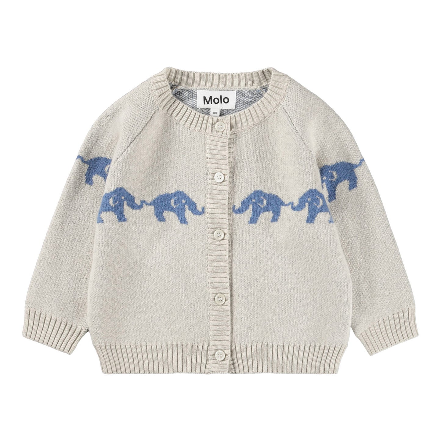 Bobi Blue Elephant Cardigan