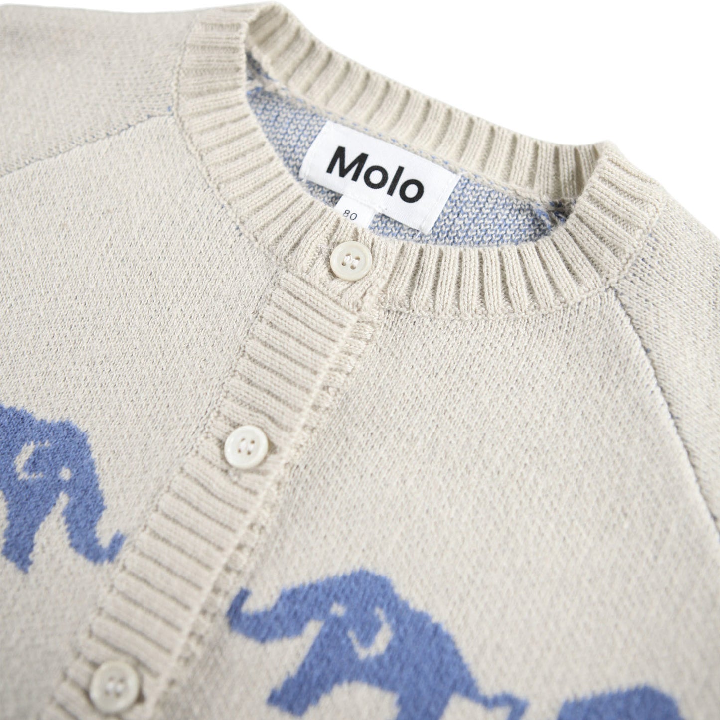 Bobi Blue Elephant Cardigan