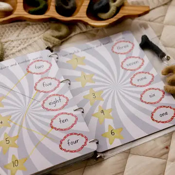 Wondertivity Red Learning Binder