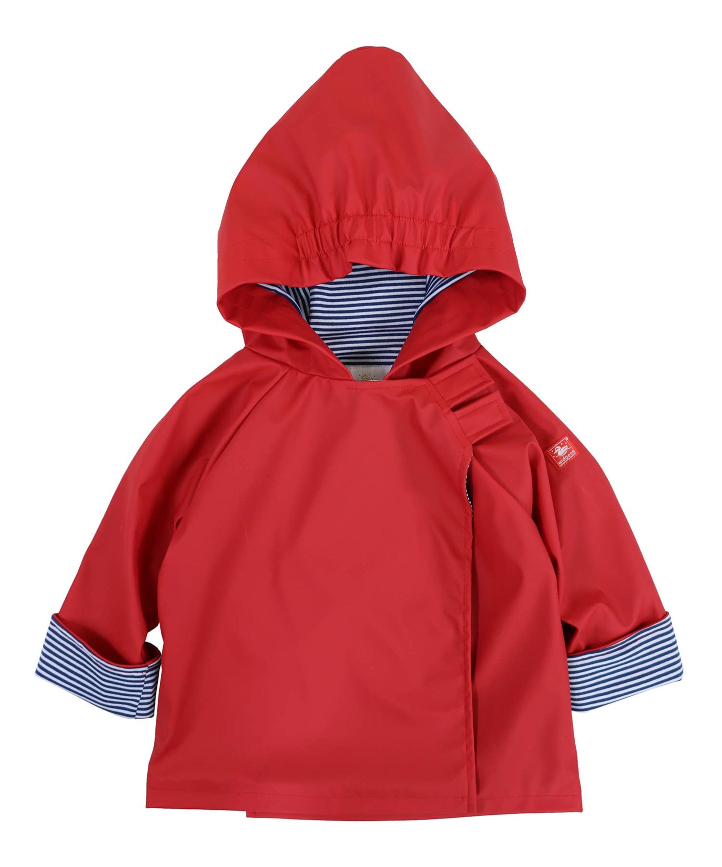 Red Favorite Wrap Hooded Rain Jacket