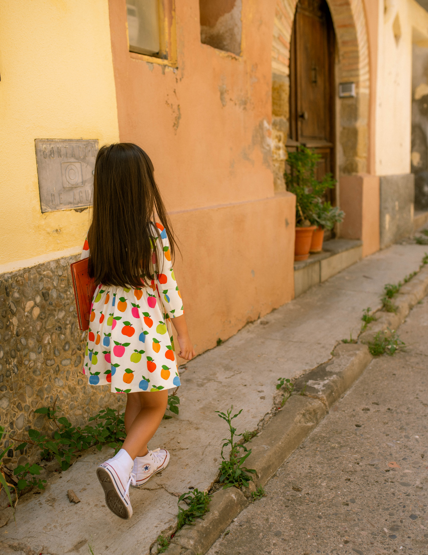 Twirl Dress in Apples