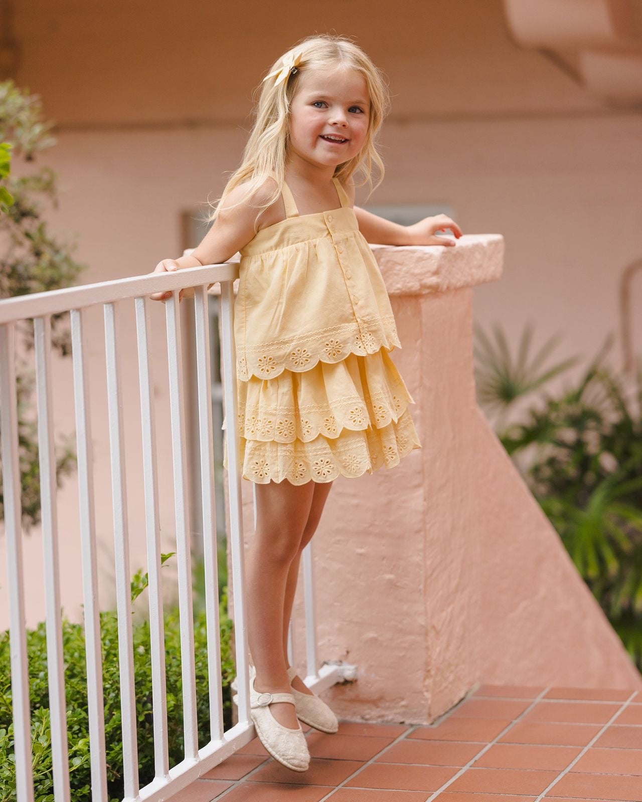 Lemon Rose Mini Skirt