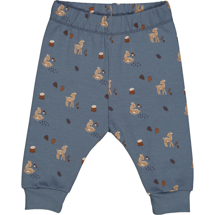 Stormy Blue Deer Sweat Pant
