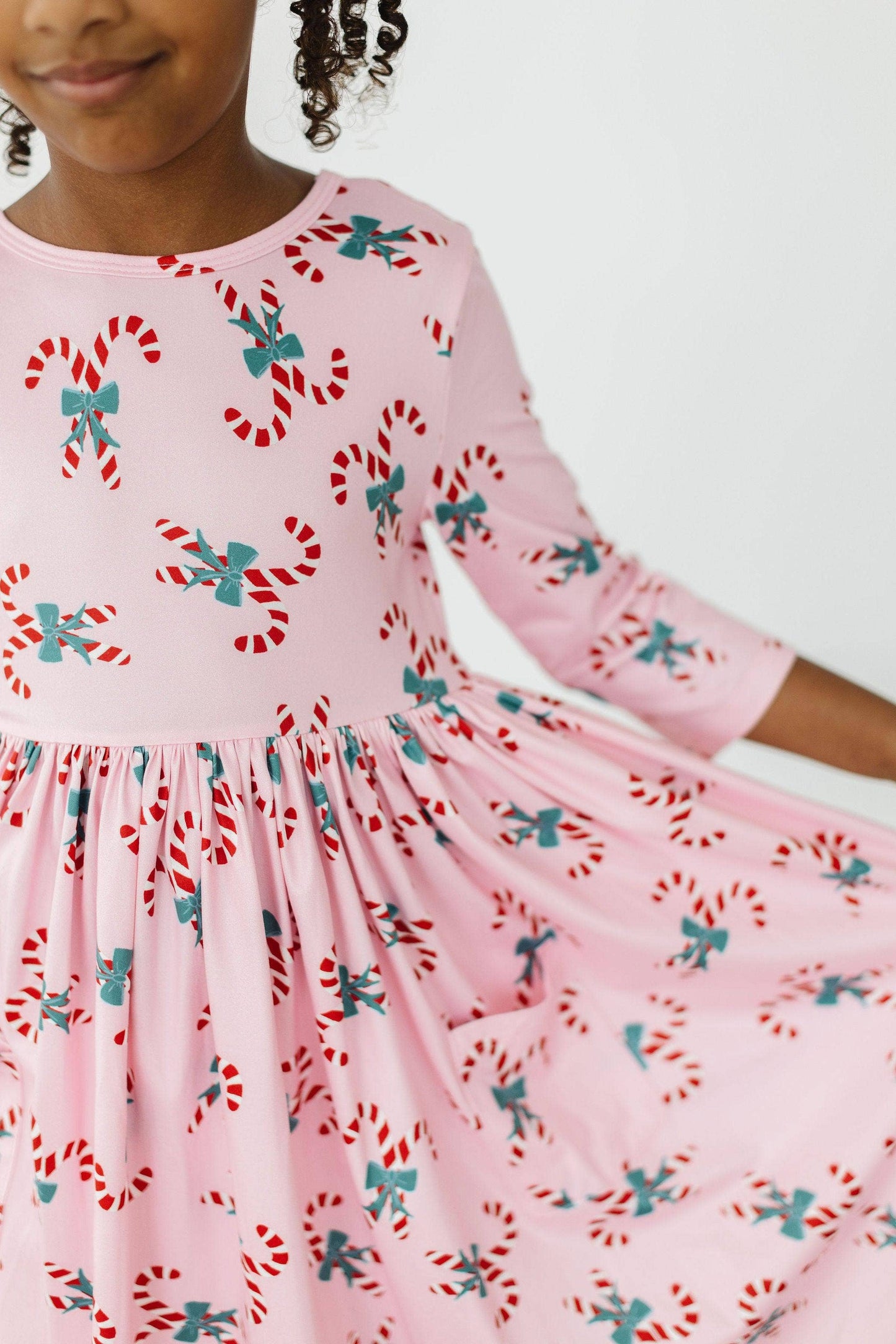 Candy Cane Pocket Twirl Dress