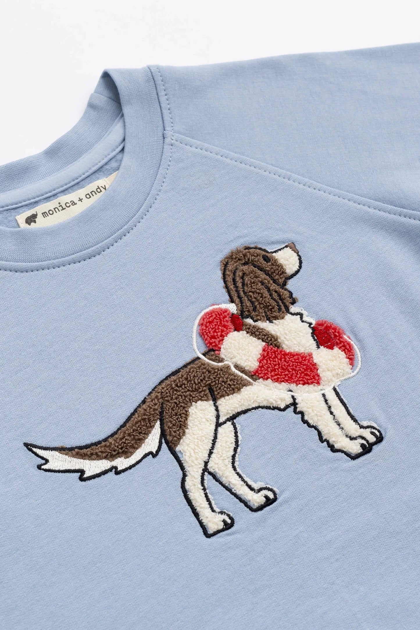 Nantucket Pups Embroidered Sweatshirt