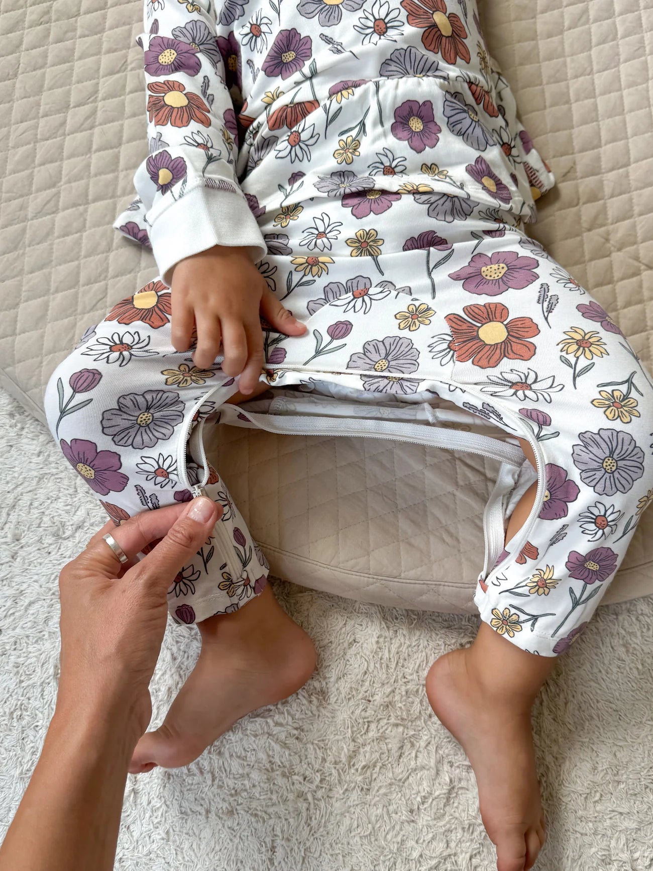 Bouquet Ruffled Sweatsuit