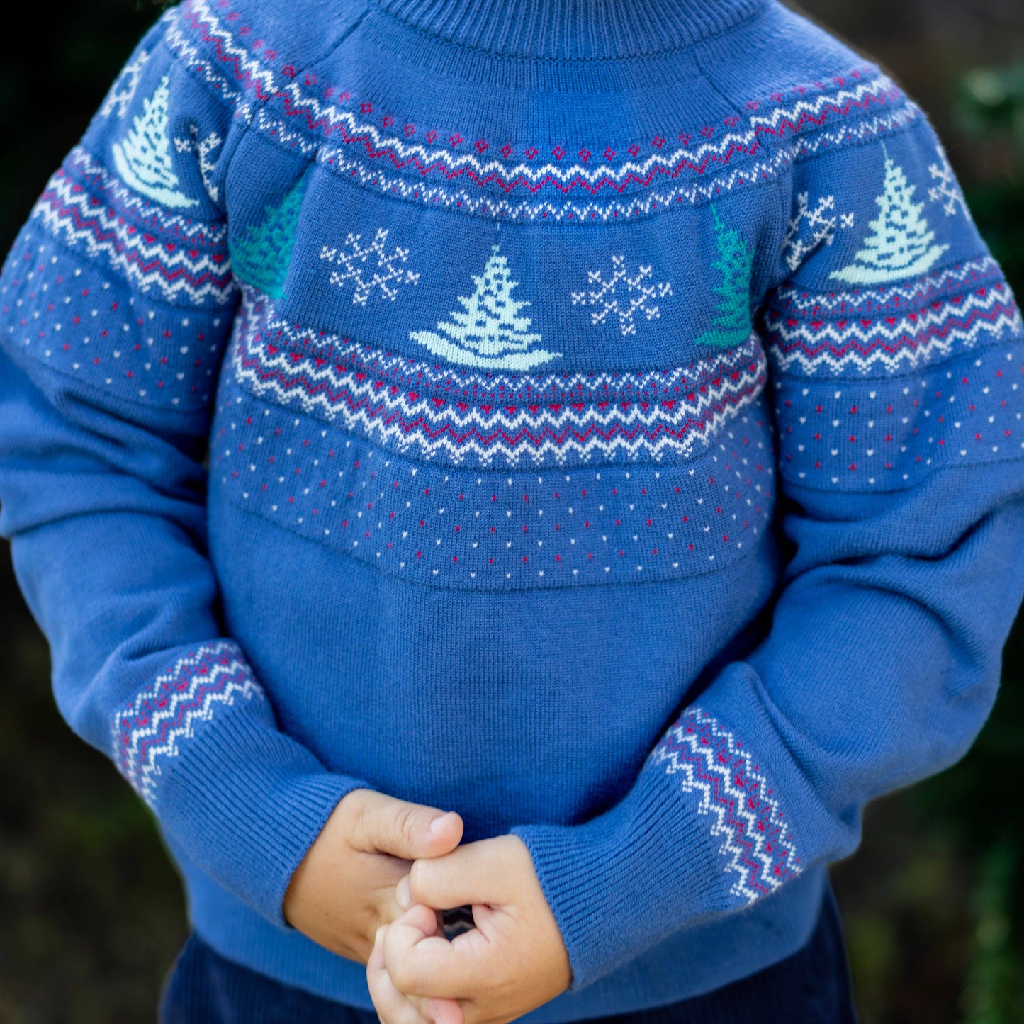 Peppermint Pines Crew Sweater